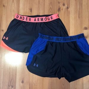 2 pairs of under armor shorts! SOLD!